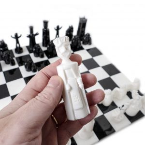 Escacs de Caldes 32x32. Disseny: Carles Carreras